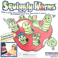 Squiggly Worms Game Replacement Parts and Pieces Apple Cards or Worms - You Pick