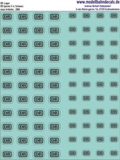 DB-Zeichen Schwarz, DB - Siebdruck Kreye Decals, 120-2060 TOP Neuware