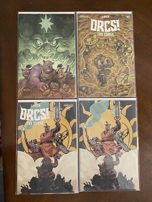 Orcs the Curse Lot #1 Powell Variant, #2a & #2 B&C All NM+ free shipping 