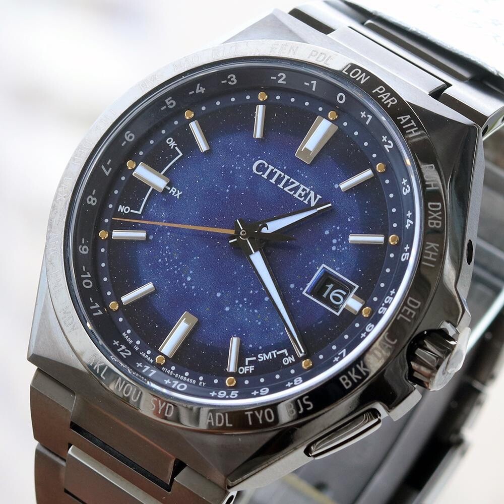 CITIZEN ATTESA Cosmic Blue CB0219-50L Titanium Mens Watch CITIZEN ATTESA Cosmic Blue CB0219-50L Titanium Mens Watch