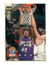 1994-95 Choice Silver Signature #180 Vin Baker Milwaukee Bucks
