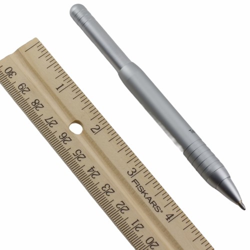 Pluma telescópica Fisher espacial aluminio mate liso PR4 tinta negra punto medio - Imagen 2 de 2
