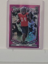 2022 LEAF DRAFT & PROSPECT METAL JEROME FORD PINK MOJO XRC