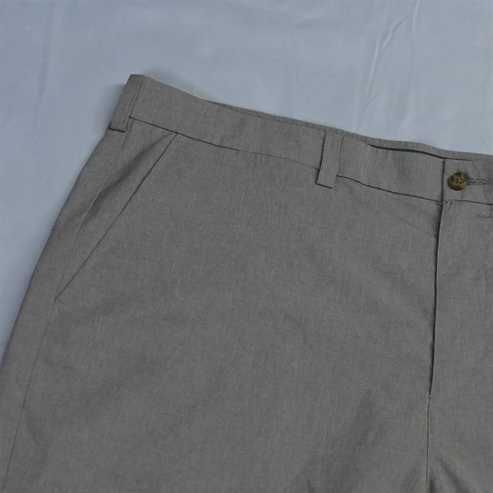 Grand Slam 42 x 9" Khaki Stretch Tech Golf Chino Shorts - Image 2 of 4