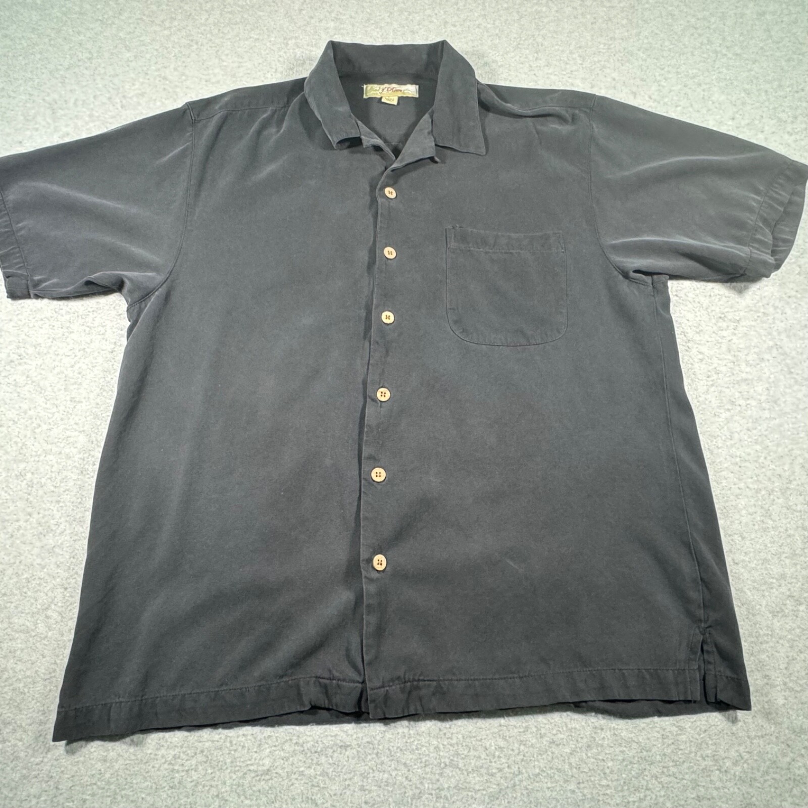 FILA Maglietta J Rowe Adulto Nera Grande Abbottonata Moto Live Free Die Oldk Sil