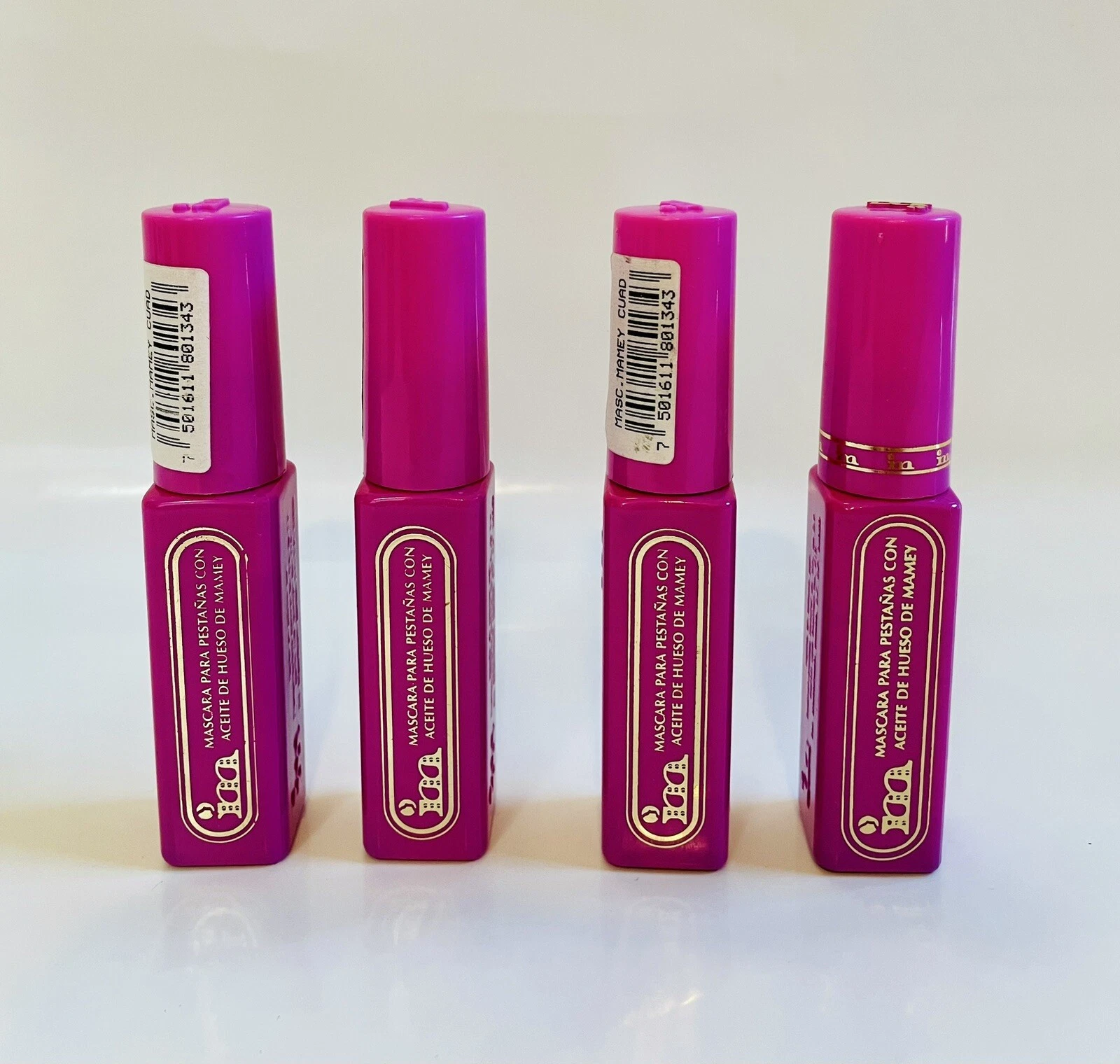 4 IM Mascara Mamey Seed Oil Black Eyelashes Mexico Pestaña Rimel Natural Organic