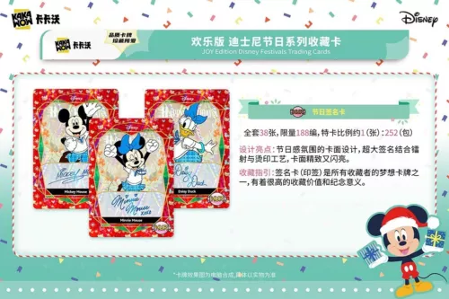 Kakawow Disney Mickey JOY Edition Festivals Trading Cards Booster Box 10 Pack - Picture 20 of 23