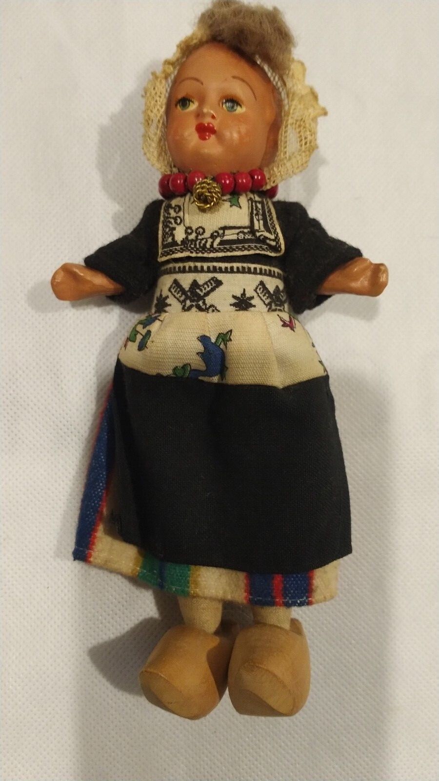 Vintage Dutch Dolls 7" tall Made in Holland Wooden Shoes eBay