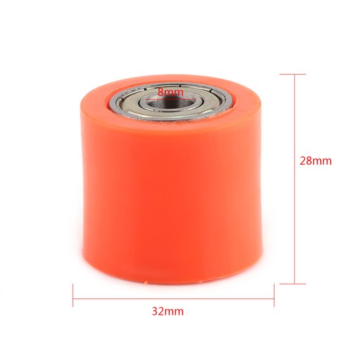 8mm Drive Chain Pulley Roller Slider Tensioner Wheel Guide For Street