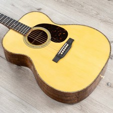 Martin Custom Shop 000-41 Acoustic Guitar, Flame Koa Back, Italian Alpine Spruce