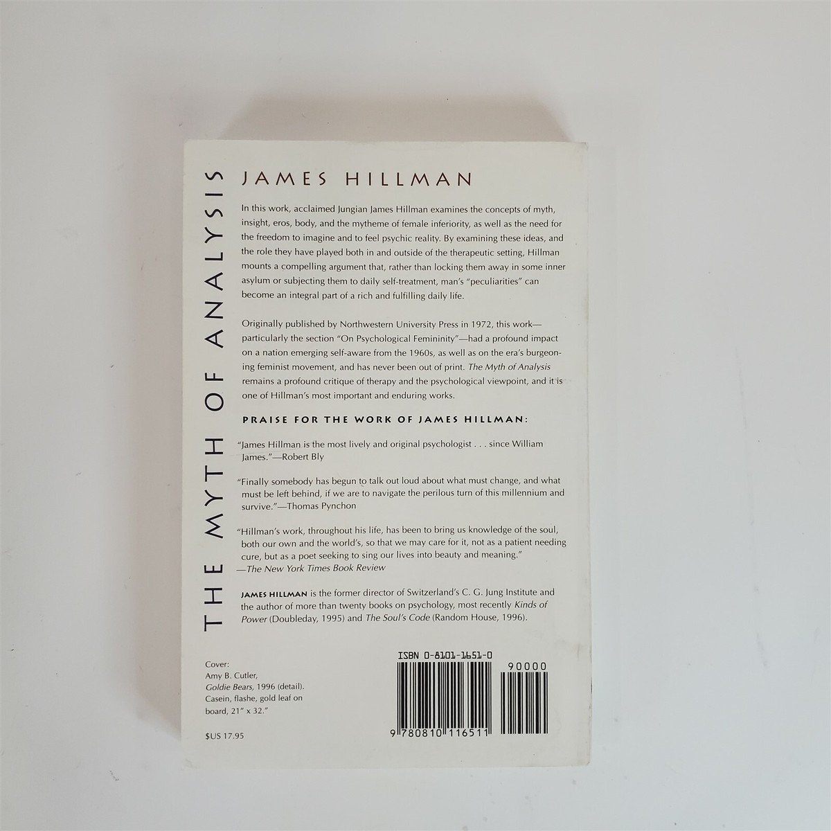 The Myth of Analysis by James Hillman Three Essays in The Myth of Analysis by James Hillman Three Essays in