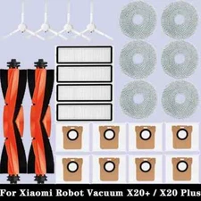 For Xiaomi Robot Vacuum X20 + / X20 Plus Parts Main Side Brush Hepa Filter Mop 