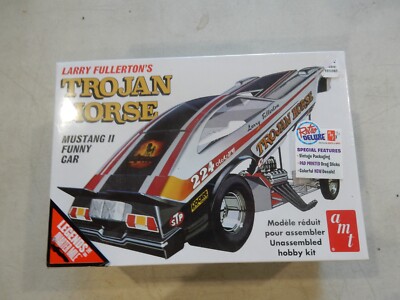 AMT Larry Fullerton's Trojan Horse Mustang II Funny Car Model Kit #1009