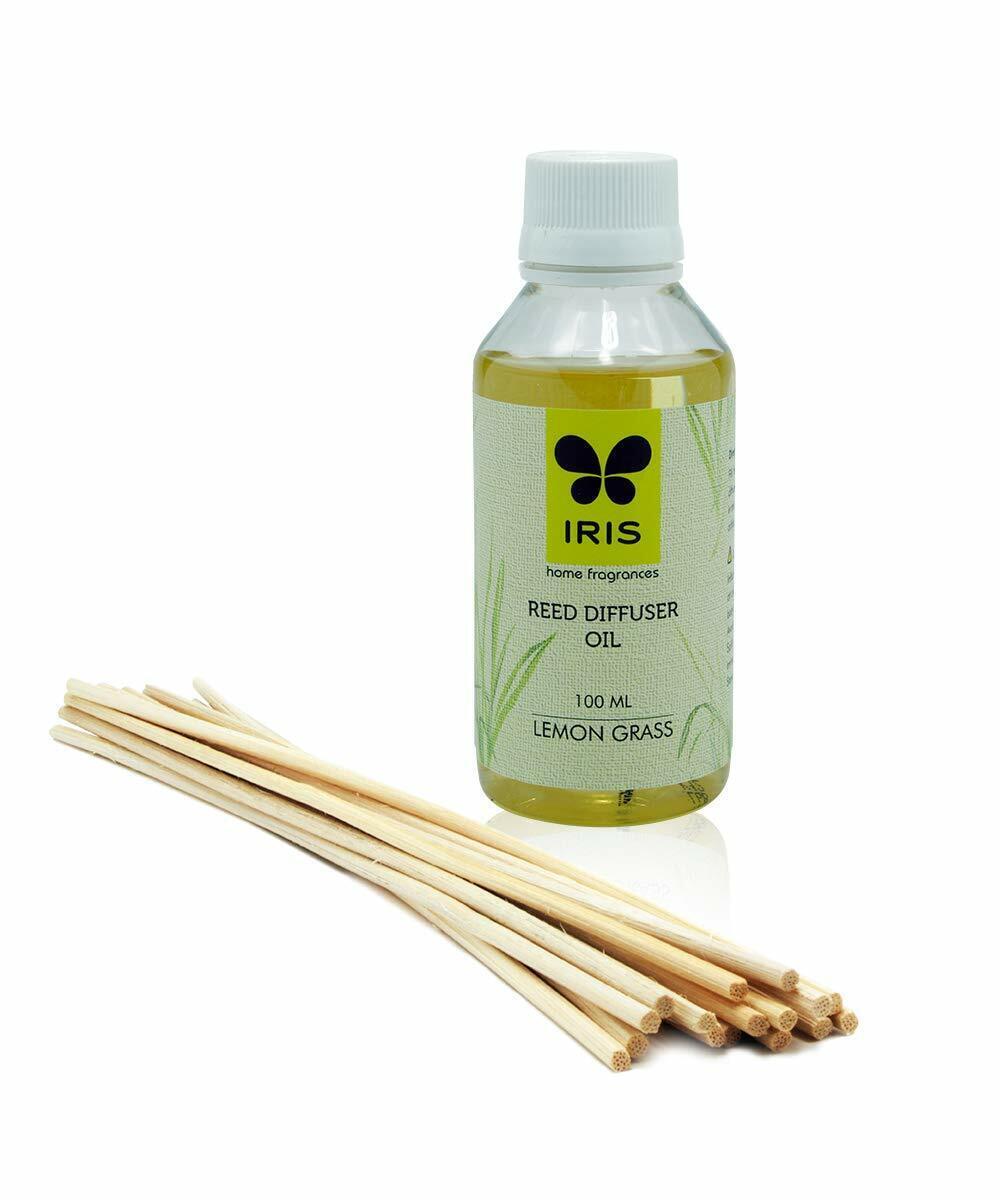 IRIS Reed Diffuser Refill Pack Lemongrass Fragrance 100ml-image