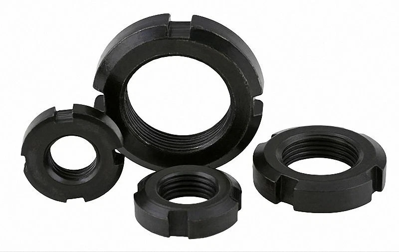 Links Feingewinde Kontermutter Nutmutter Sicherungsmutter M10 - M60 wählbar - Bild 3 von 4