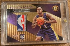 2015 Panini Gold Standard Bullion Brand Rookie RC D’Angelo Russell Logoman 1/1