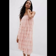 NWT ANTHRO EVA FRANCO VICTOIRE TIERED TULLE DRESS- SIZE 4