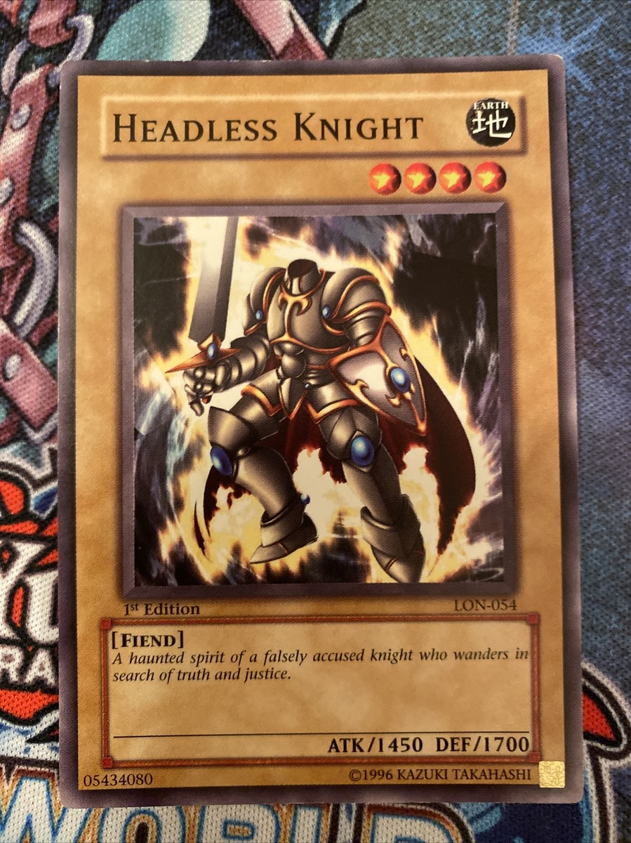Aa) Headless Knight - LON-054 - Common - 1st Edition Yugioh LP | eBay