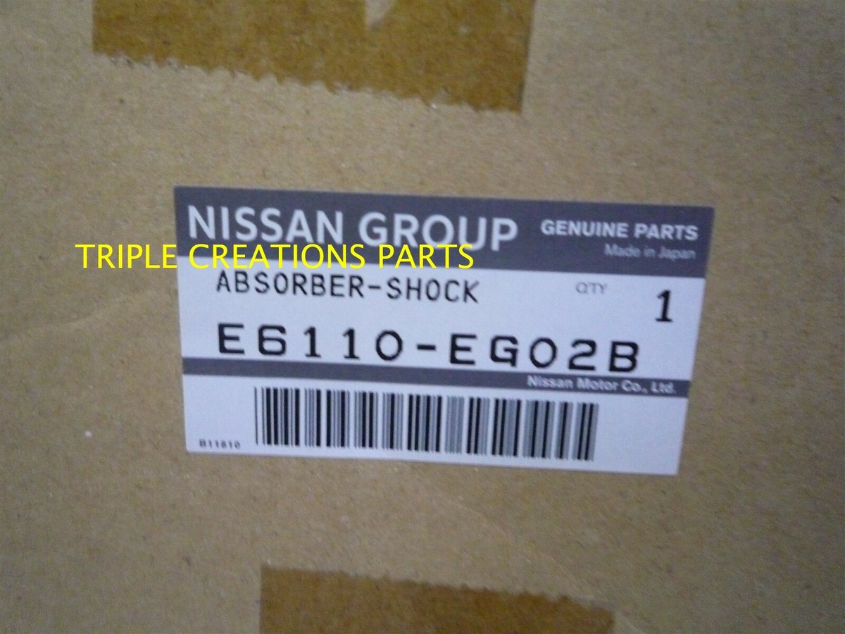 Genuine Nissan OEM E6110-EG02B SHOCK ABSORBER KIT-FRONT