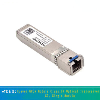 Huawei GPON Module (GPON SFP) Class C+ Optical Transceiver, SC, Single Module