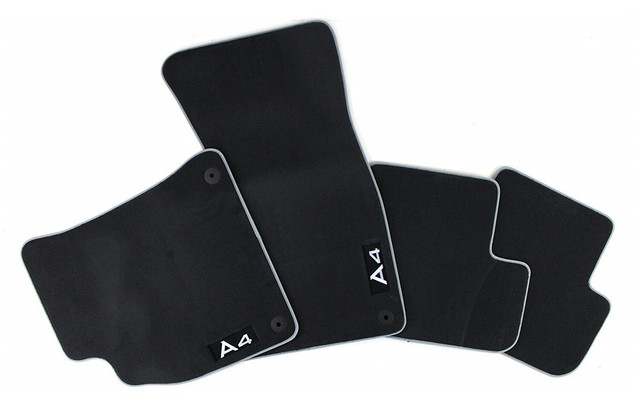 Genuine Front Rear Carpeted Premium Textile Floor Mats Set For