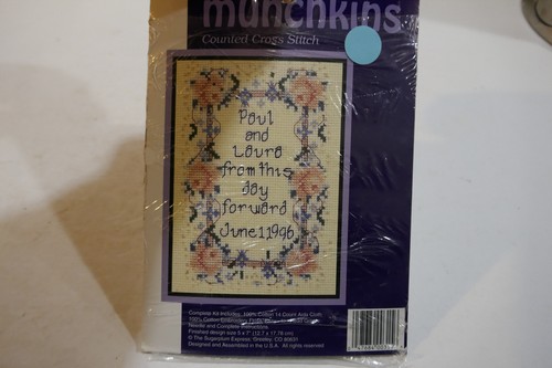 Counted Cross Stitch "Wedding Sampler " New in Sealed Package - Picture 2 of 4