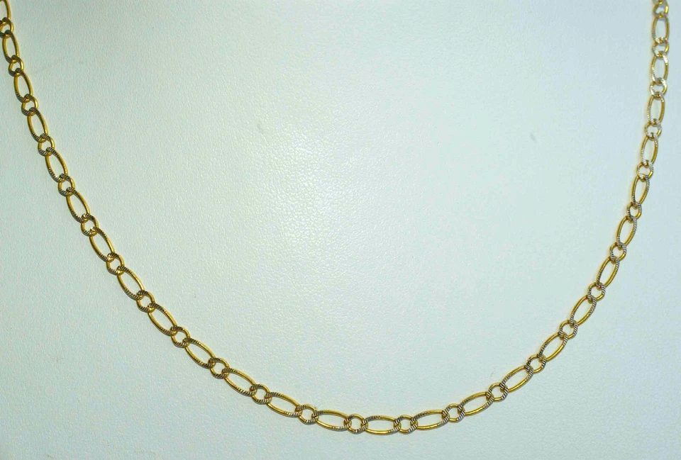 50 cm Halskette 750 Gelbgold 18 KT Gold Kette Damen Herren Unisex👍W O W - Bild 3 von 4
