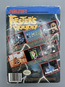Fester's Quest Nintendo NES Complete CIB with poster