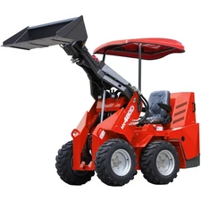 Free Ship Optional engine 480D Ride-On Wheeled Mini Skid Steer Loader honda 23HP