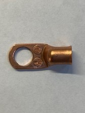 100 Each Copper Lug Ring Terminals w/ 3/8" Hole