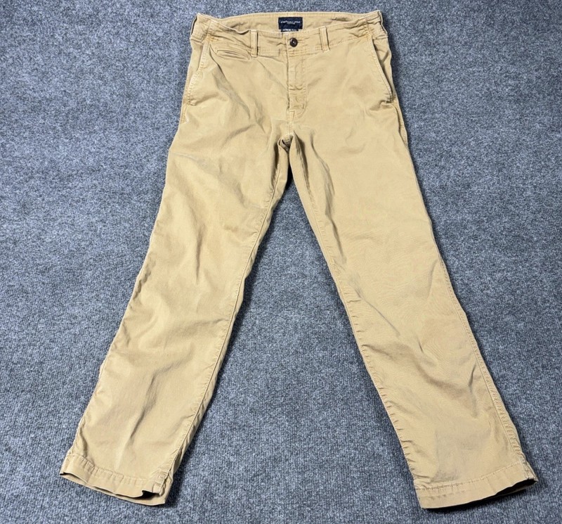 American Eagle Outfitters Pants Mens 33x32 Beige Extreme Flex Chino Straight