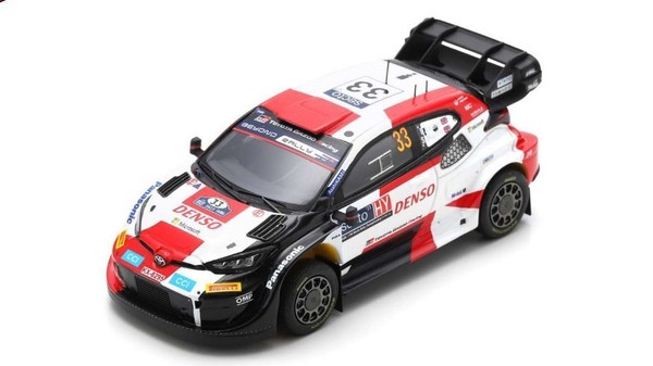 Spark Model Toyota Yaris N.33 Winner Rally Finland 2023 E.EVANS-S.MARTIN 1:43-image