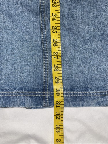 Jupe en jean bleu vintage Liz Claiborne Lizwear maxi fabriquée aux États-Unis par l'Union taille 10 - Photo 10/16