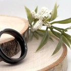 Blue Ion Plating grooved Brushed Band 6mm Black Tungsten Christmas Gifts Ring — photo 4