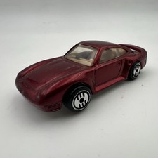 Hot Wheels Porsche 959 Diecast Car 1987 Red 1:64 Scale 
