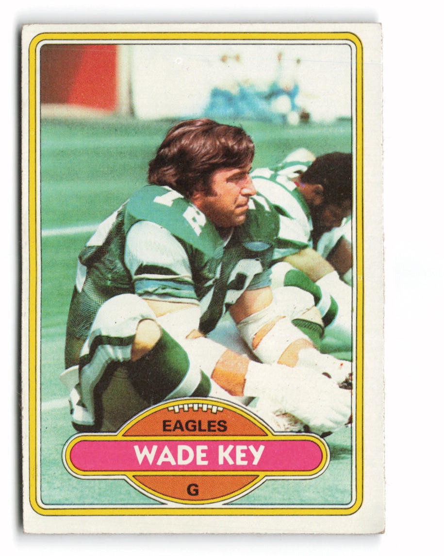1980 Topps #296 Wade Key Philadelphia Eagles