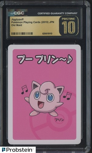 2019 Pokemon Playing Cards Japanese Old Maid Jigglypuff CGC 10 PRISTINE