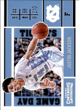 2017-18 Panini Contenders Draft Picks Game Day Tickets #19 Justin Jackson -BSK
