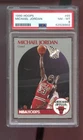 1990-91 Hoops #65 Michael Jordan PSA 8 Graded Basketball Card NBA 90-91 90-1991