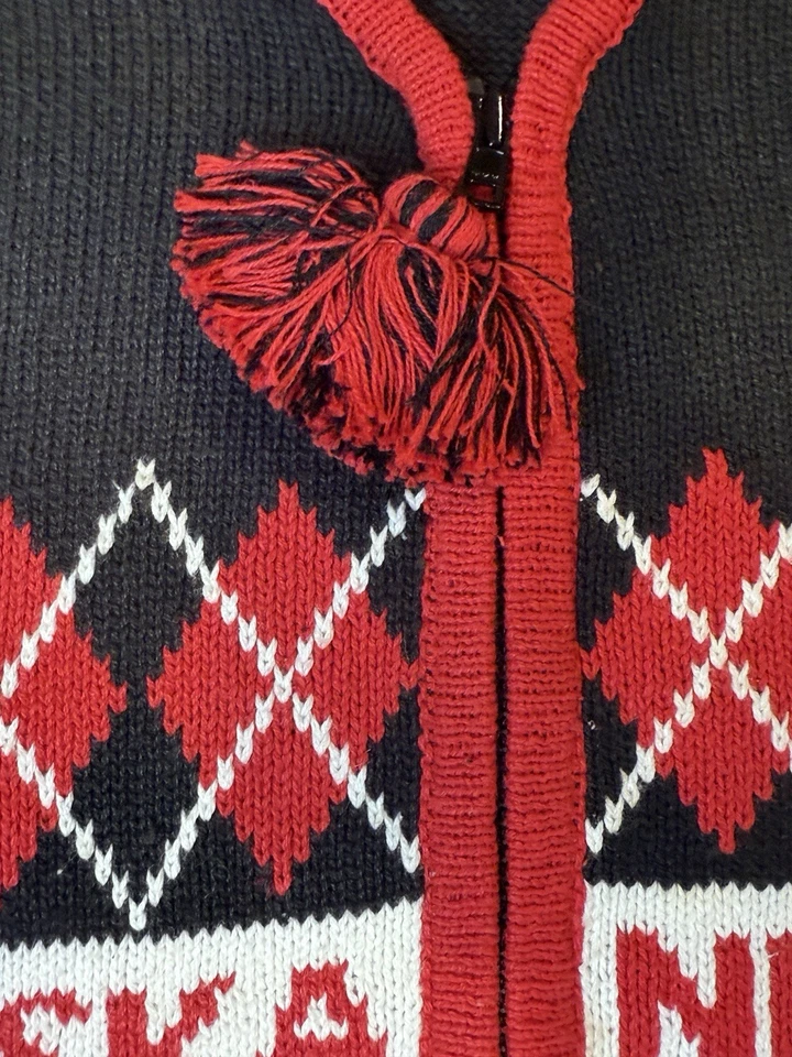 De Colección Belle Point Christmas College Nebraska Cornhuskers argyle suéter chaleco XL Foto 4 de 4