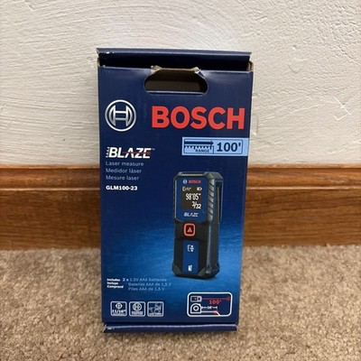 Bosch Blaze 100ft Backlit Laser Measure - Blue (GLM100-23)