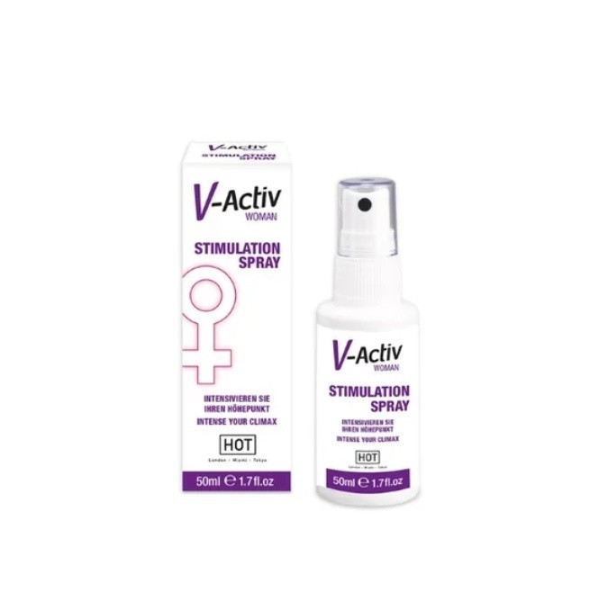 HOT – V-ACTIV STIMULATIONSSPRAY f. Frauen 50ml Anregend, prickelnd, stimulierend