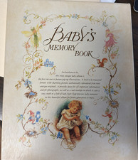 Vintage NIB Baby Book with Pop-Up Illustrations 1985 Victorian Style Pop-Up