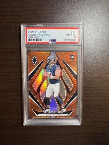 2024 Panini Phoenix Caleb Williams Rookie #151 Orange (RC) - PSA 10