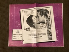 Prince Of Players -  Original 1955   Pressbook - Richard Burton