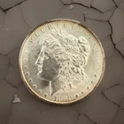 1880-P CH BU Morgan Silver Dollar HOT 50 Checkmark VAM-29 EDS reverse of VAM-53