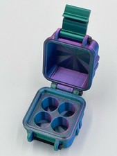 4-Slot Peptide Storage Case   3ml Vial Organizer  Durable 3D Printed Lab Supply