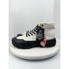 Vans Sk8-Hi Tapered Heavy Women's Size 9 Canvas White Modular Swap It Shoes