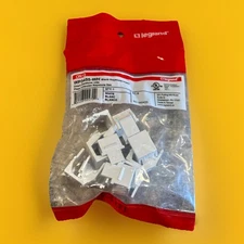 🔥(AN) ***QTY 20*** ON-Q Legrand WP3455-WH White Blank Keystone Modular Insert W