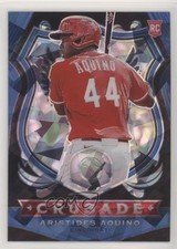 2020 Panini Chronicles Crusade Blue Ice Prizm 95/99 Aristides Aquino #5 1u6